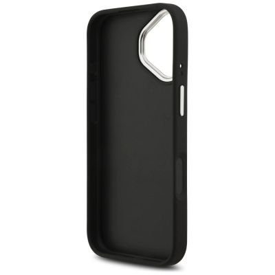 7. Guess Grained Big 4G Classic Logo Hülle für iPhone 17 - Schwarz