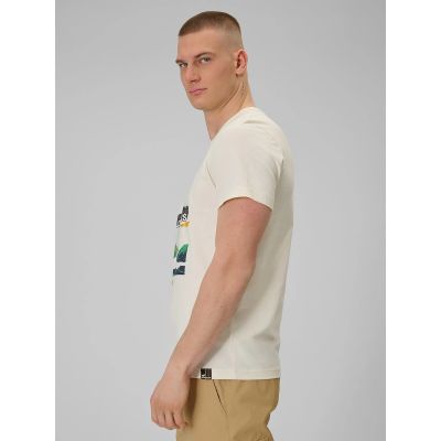 2. Herren-T-Shirt mit Aufdruck, regulär, Größe 4F 4FRAW25TTSHM3378-11S