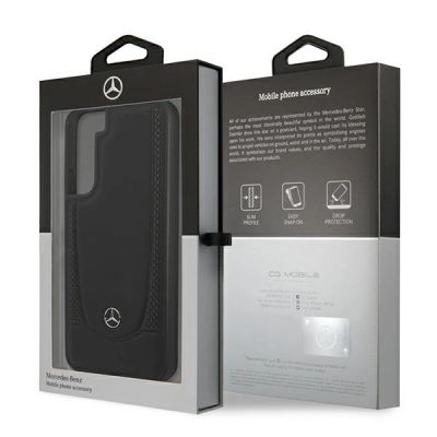 8. Mercedes Leder Urban Line Hülle für Samsung Galaxy S22+ - Schwarz