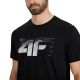 10. Herren T-Shirt 4F M2359 tiefschwarz 4FWAW25TTSHM2359 20S