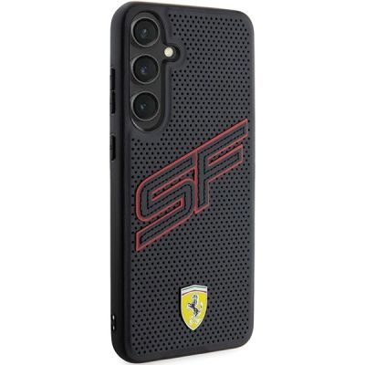 4. Ferrari Big SF Perforierte Hülle für Samsung Galaxy S24 – Schwarz