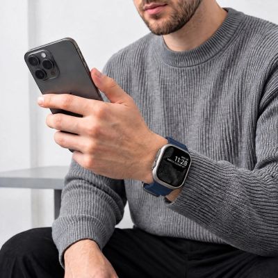 4. Tech-Protect Motion Armband für Apple Watch 44 / 45 / 46 / 49 mm – Blau