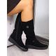 Rieker W R237 wasserdichte Nubukstiefel mit Schaffellfutter