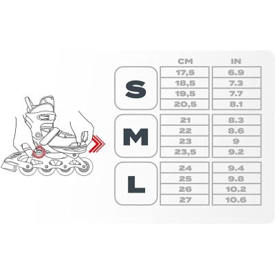 14. Meteor 4in1 Blueberry S 30-33 Schlittschuhe 24383