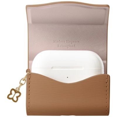 2. Uniq Coehl Mirelle Hülle für AirPods Pro – Braun