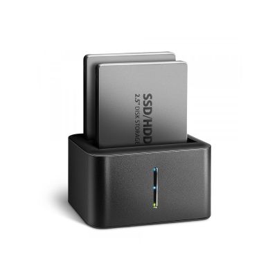 Axagon ADSA-D25 Festplatten-Dockingstation USB 3.2 Gen 1 (3.1 Gen 1) Typ micro-B Schwarz