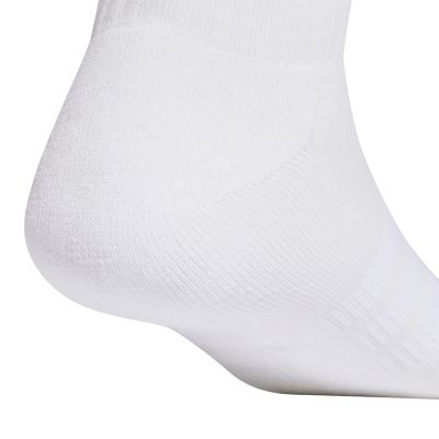 4. Adidas Cushioned Essentials Low Cut Socken, 3 Paar, Weiß, JZ0535