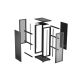 15. LANBERG Standschrank 19" 27U 600x1000 Schwarz