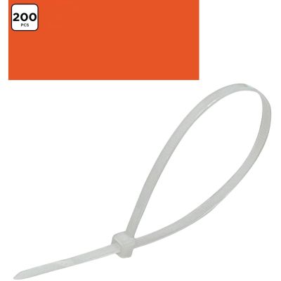 8. Kabelbinder von Rapsy, 200 Stück, 4 Größen, Black+Decker