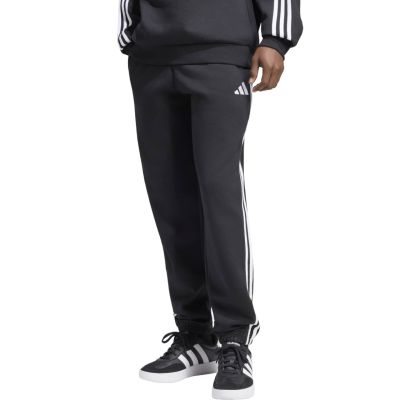 adidas Essentials 3-Streifen Fleecehose für Herren, schmal zulaufende Bündchen, schwarz, KY6526