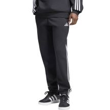 adidas Essentials 3-Streifen Fleecehose für Herren, schmal zulaufende Bündchen, schwarz, KY6526