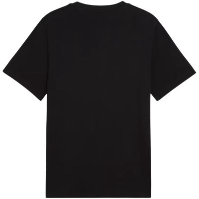 4. Puma ESS Herren-T-Shirt, Größe S, Nr. 1 Logo mittig, Schwarz, 692912 01