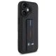 4. BMW M Grip Stand Glatte und Carbon-Schutzhülle für iPhone 16 - Schwarz