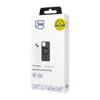 5. 3mk COOLing MagCase Hülle für Apple iPhone 14 plus / 15 plus – Schwarz