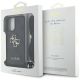 7. Guess 4G Big Logo Cord Stap Crossbody Case für iPhone 16 Schwarz
