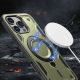 4. Hybrid Armor Trendige Hülle mit MagSafe für iPhone 16 Pro Max – Grün