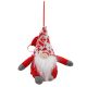 7. Dekorativer Weihnachtsmann mit Geschenktüte, 15 cm, rot