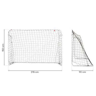 8. Meteor Fußballtor 215x150x90 cm 16924