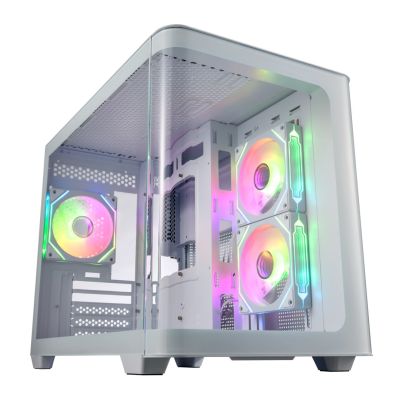 2. FSP Geh Mini S380-WA Micro-ATX/Mini-ITX Gehäuse in Weiß (Einzelhandel)