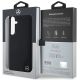 8. Mercedes Leather Debossed Line MagSafe-Hülle für Samsung Galaxy S24+ – Schwarz