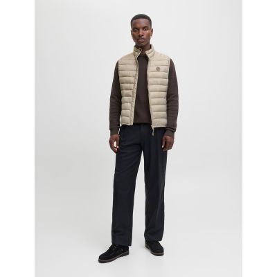 2. Jack&Jones Herren Weste JJEBRADLEY LIGHT BODYWARMER COLLAR NOO 12280973 CROCKERY