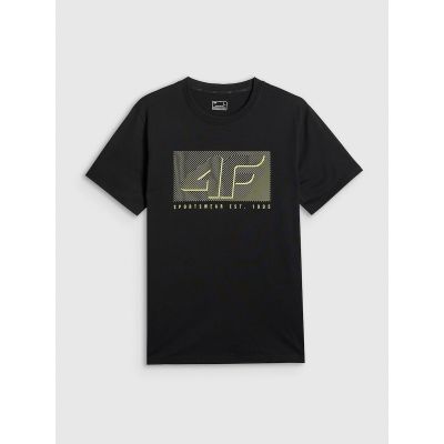 7. Herren-T-Shirt mit Aufdruck, regulär, Größe 4F 4FRSS26TTSHM3991-20S