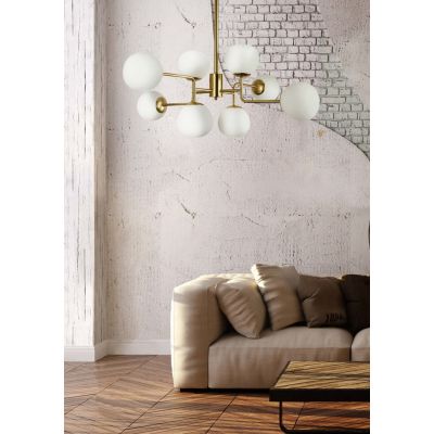 6. Maytoni MOD221-PL-08-G Deckenleuchte E14