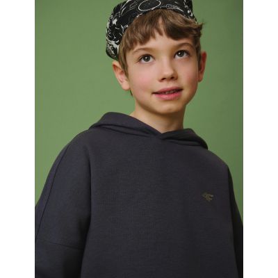 6. Locker geschnittener Kapuzenpullover für Jungen, Größe 4F 4FJRSS26TSWSM2828-22S