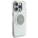 4. Guess IML Metal Colored Circle Classic Logo MagSafe Hülle für iPhone 16 Pro Max - Grau