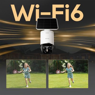 13. Dreame Navo Elite 1 Outcam 360°-Außenkamera mit Solarpanel – weiß