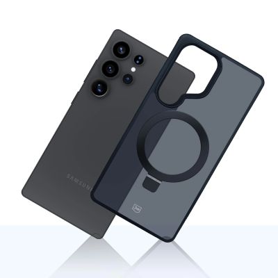12. 3mk Smoke Case Mag&Stand für Samsung Galaxy S25 Ultra - Schwarz