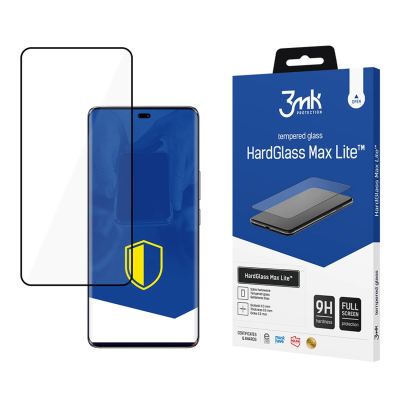 Gehärtetes Glas 3mk HardGlass Max Lite Schwarz für Honor Magic7 Lite