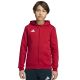 3. adidas Entrada 26 Kapuzenpullover mit durchgehendem Reißverschluss für Kinder, Rot, KH1781