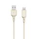 Dudao L7SM USB-A - Micro-USB-Kabel 5A 1m - Beige