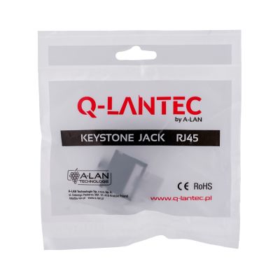 4. Q-LANTEC Werkzeugloses RJ45 UTP Cat.6 Keystone-Modul