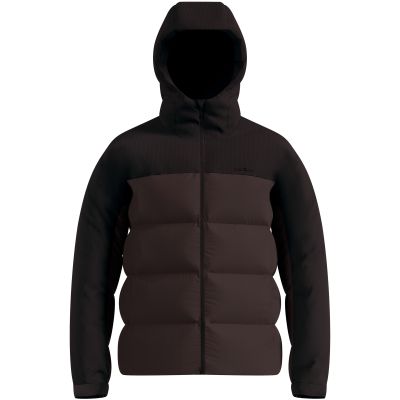 3. Herren-Daunenjacke Odlo DOWN HOODED Jacket insulated, braun