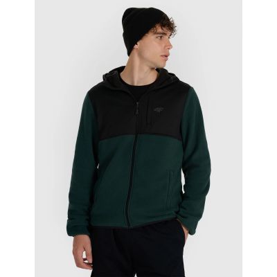 Herren-Fleecejacke mit Kapuze, Größe 4F 4FWAW25TFLEM417-40S