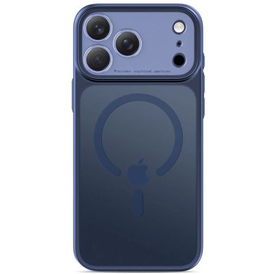 3. Tech-Protect MagPrime MagSafe CC Hülle für iPhone 18 Pro Max / 17 Pro Max – Matt Marineblau