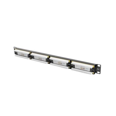 Patchpanel Lanberg PPU5-1024-B (1HE; 19"; Kat. 5e; UTP; 24xRJ-45)