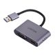 2. UNITEK Adapter USB-A - HDMI & VGA, FullHD, Stecker/Buchse