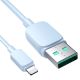 2. Joyroom Multi-Color Series A14 Lightning / USB-A 2,4A 1,2 m Kabel - Blau