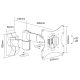 6. Maclean MC-503B TV-Wandhalterung (Schwenk-, Wand- und Neigefunktion; 23" - 42"; max. 30 kg)