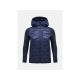 Peak Performance W Helium Down Hybrid Hood Marineblaue Daunenjacke
