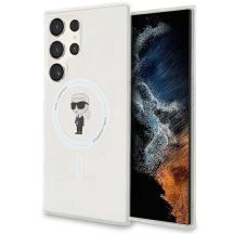 Karl Lagerfeld IML Ikonik MagSafe Hülle für Samsung Galaxy S24 Ultra – transparent