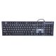 2. IBOX IKMS606 Tastatur- und Mausset (USB 2.0; (US); schwarz; optisch; 800 DPI)