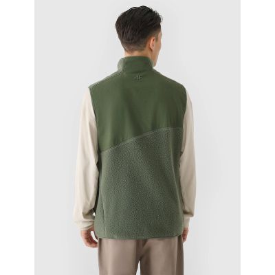 2. Herren-Sherpa-Weste mit Stehkragen 4F 4FRAW24TVESM172-43S