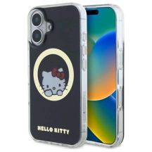 Hello Kitty IML Sweet Kitty Magsafe Hülle für iPhone 16 – Schwarz