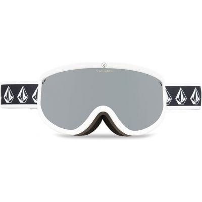 3. Volcom FOOTPRINTS WHITE RERUN/SILVER CHROME Snowboardbrille silber verspiegelt (VG0622316)