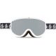 3. Volcom FOOTPRINTS WHITE RERUN/SILVER CHROME Snowboardbrille silber verspiegelt (VG0622316)