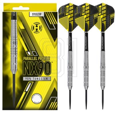 Harrows NX-90 Parallel 90 % Steeltip-Darts